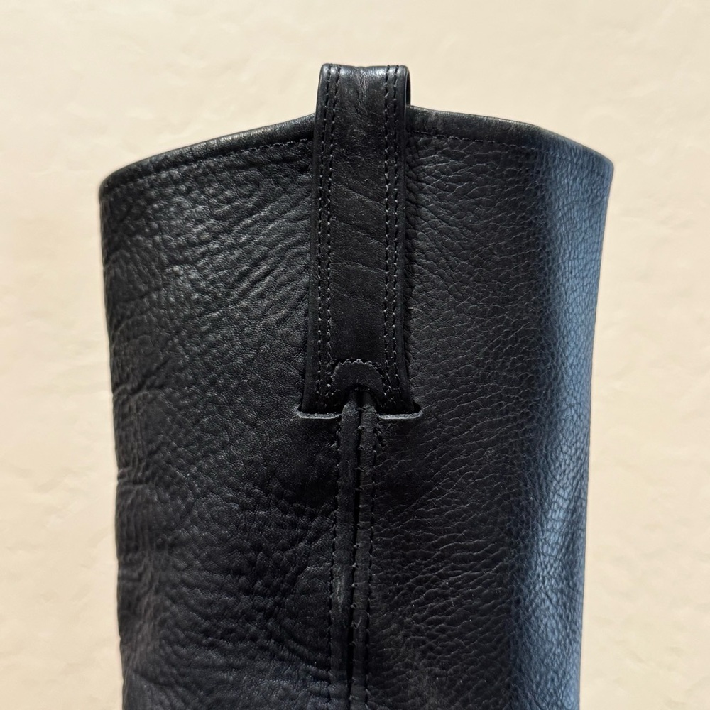 Frye Leather Chain Link Harness Boots - Picture 2 of 12
